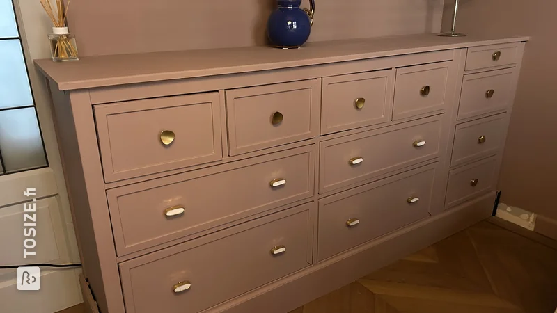 Ikea Hack: Custom Made Sideboard with Ikea Chests of Drawers, by Robin