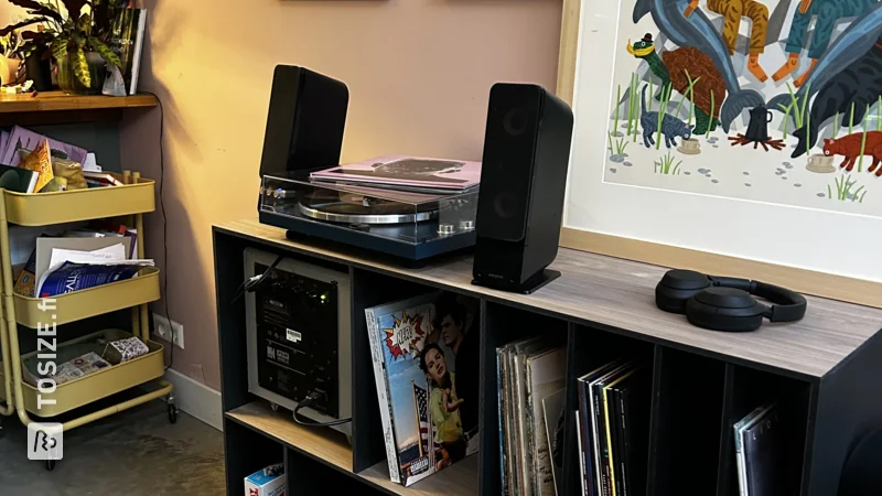 Stylish Record Cabinet for the Living Room, by Daan