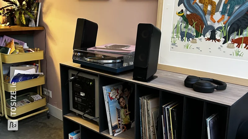 Stylish Record Cabinet for the Living Room, by Daan