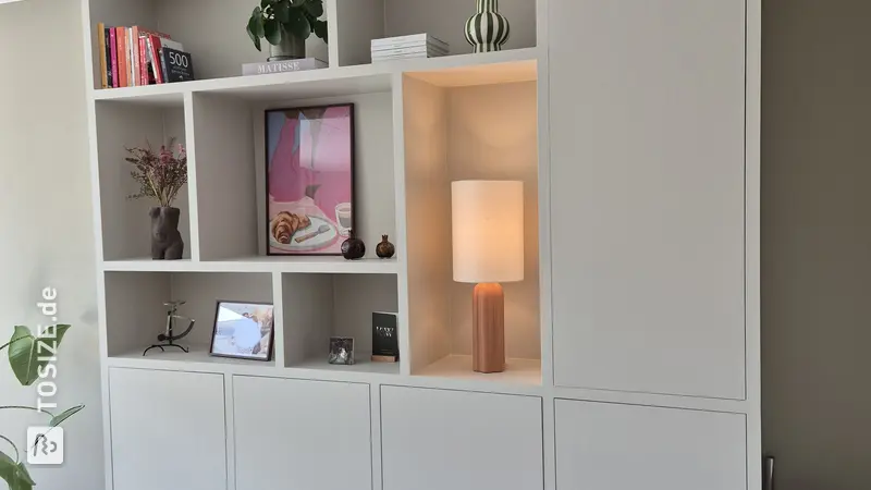Elegant Beige Living Room Cabinet, by Wouter