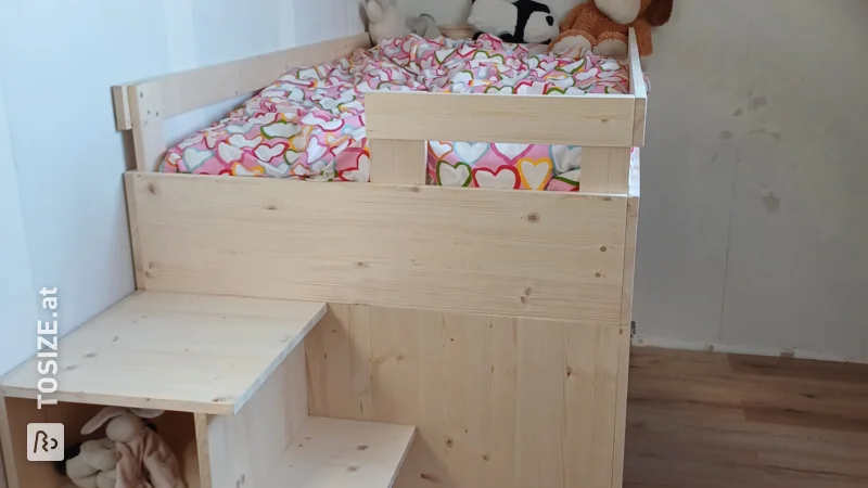 Handy Bed and Wardrobe Combination with Drawer, by Marnix