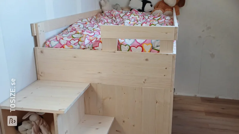 Handy Bed and Wardrobe Combination with Drawer, by Marnix