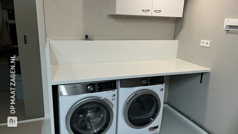 Creative Laundry Room Makeover with MDF Primed, by Theo