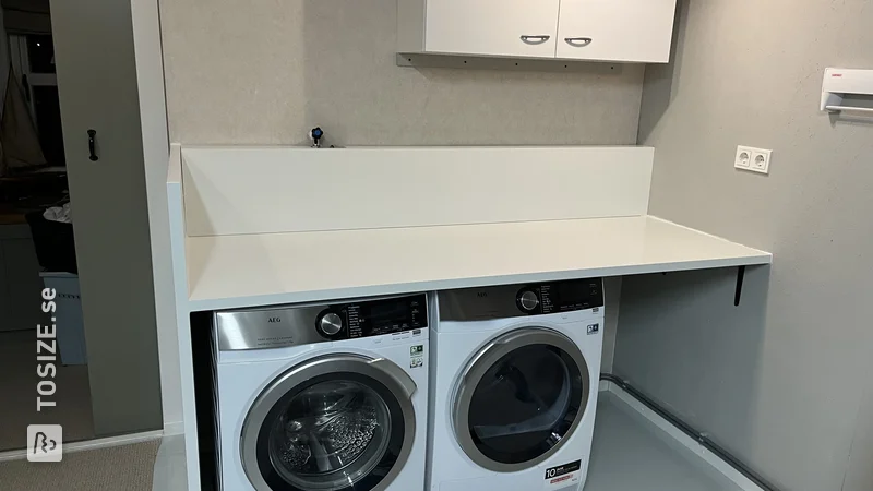 Creative Laundry Room Makeover with MDF Primed, by Theo