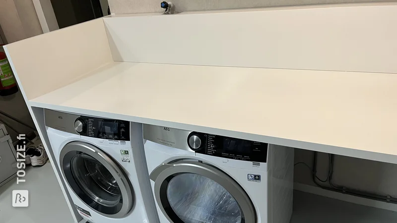 Creative Laundry Room Makeover with MDF Primed, by Theo