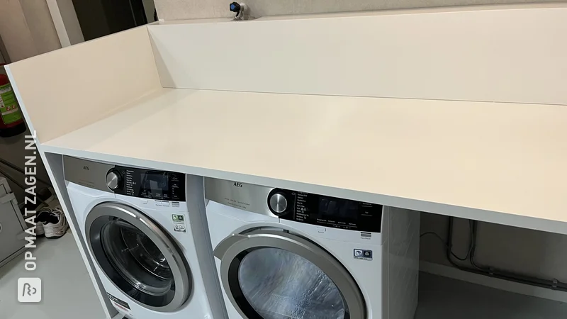 Creative Laundry Room Makeover with MDF Primed, by Theo