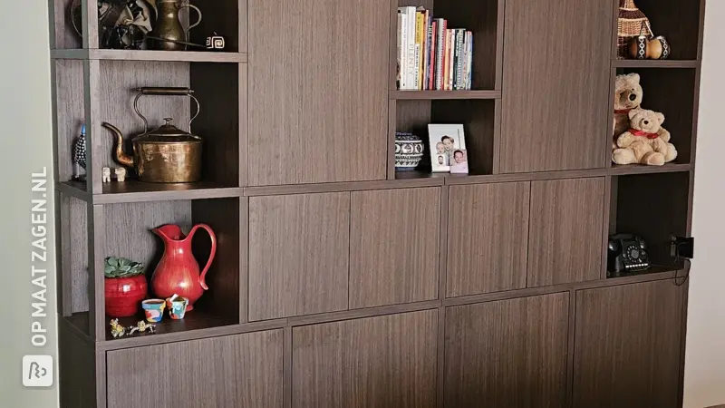 Stylish Living Room Wall Unit in Oslo Oak, by Sjaak