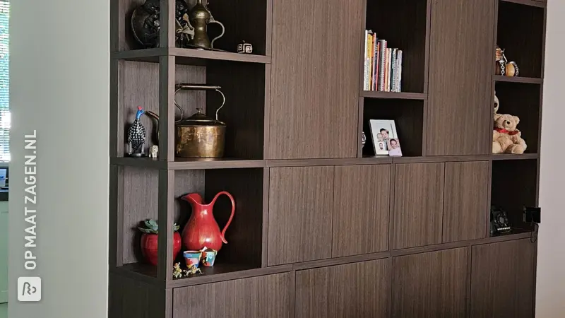 Stylish Living Room Wall Unit in Oslo Oak, by Sjaak