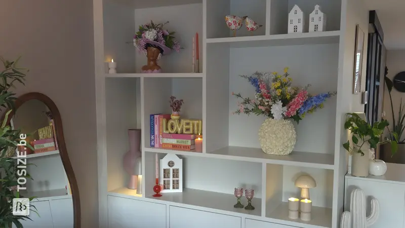 Stijlvolle Vakkenkast voor de Woonkamer, door Vanessa