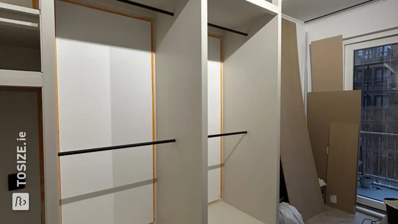 Make your own built-in wardrobe, by Ali