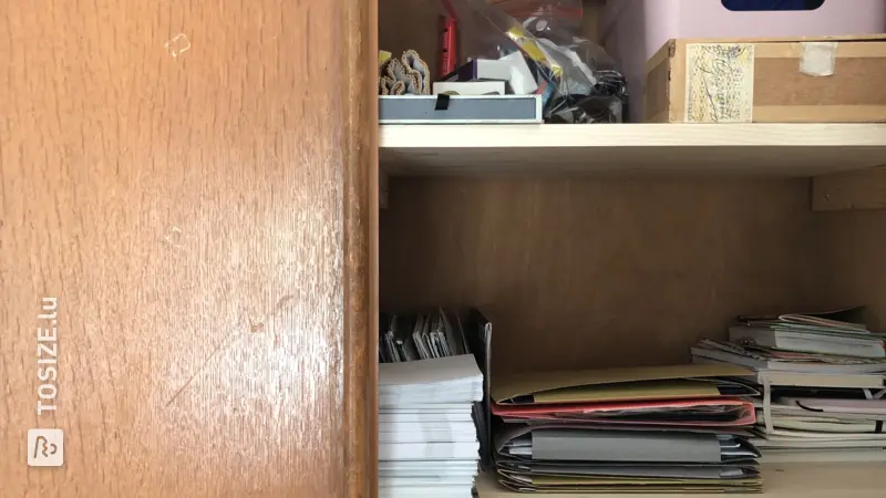 From Wardrobe to Functional Shelving Unit, by Eva