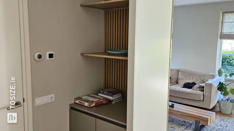 Homemade Ensuite Closet in the Living Room, by Derk