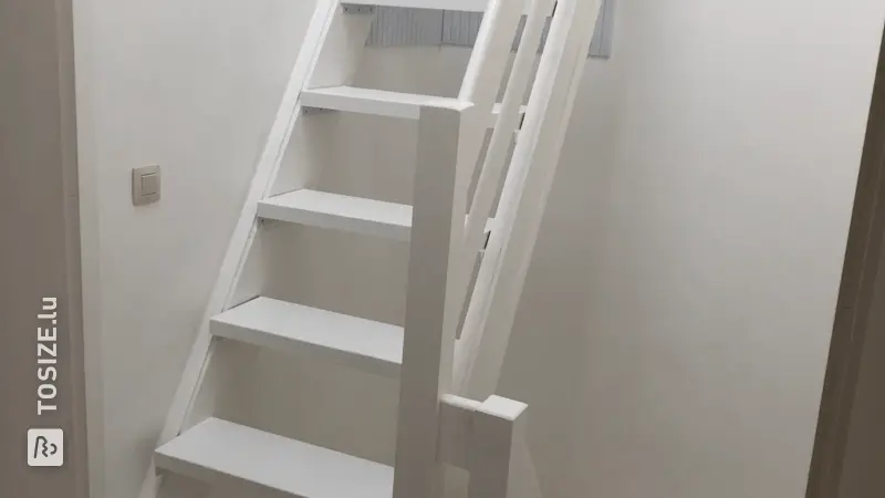 Treppe aus Meunier-Sperrholz, von Thomas
