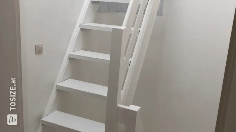 Staircase in Meunier plywood, by Thomas