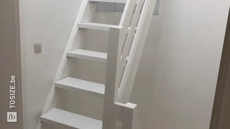 Staircase in Meunier plywood, by Thomas