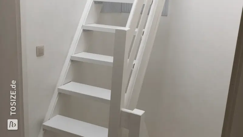 Staircase in Meunier plywood, by Thomas