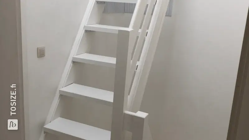 Staircase in Meunier plywood, by Thomas