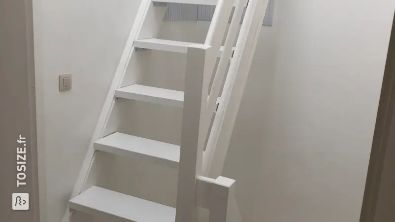 Staircase in Meunier plywood, by Thomas