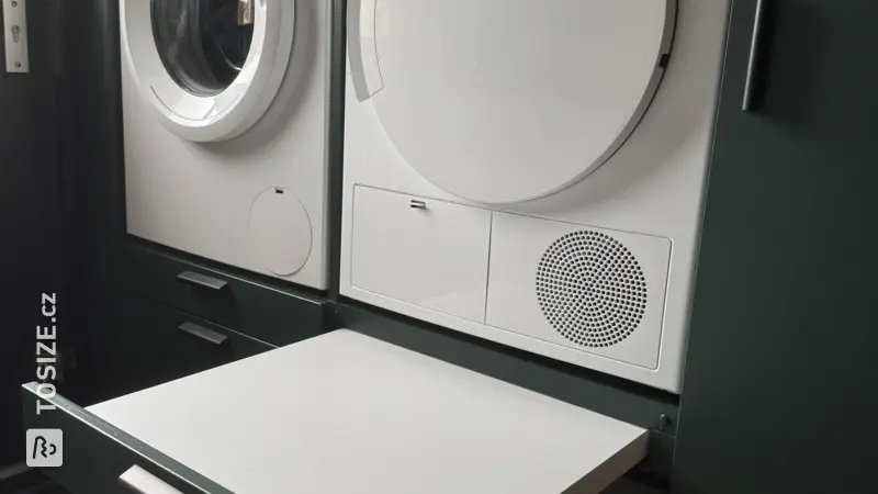 Functional Washing Machine Cabinet for the Utility Room, by Marc