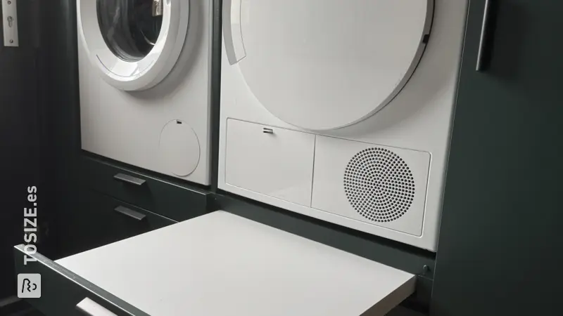 Functional Washing Machine Cabinet for the Utility Room, by Marc