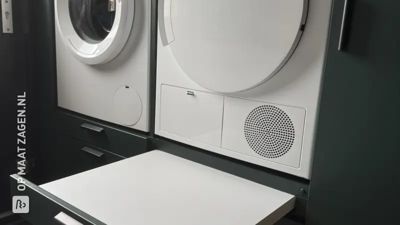 Functional Washing Machine Cabinet for the Utility Room, by Marc