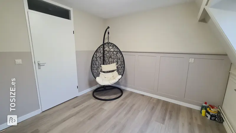 Hermoso revestimiento de madera para la habitación de los niños, por Wesley