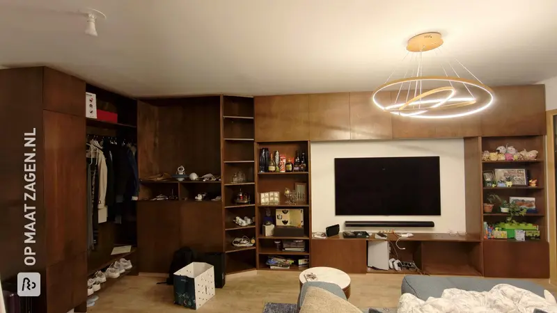 Elegant Okoumé living room furniture, by Duc-Phat
