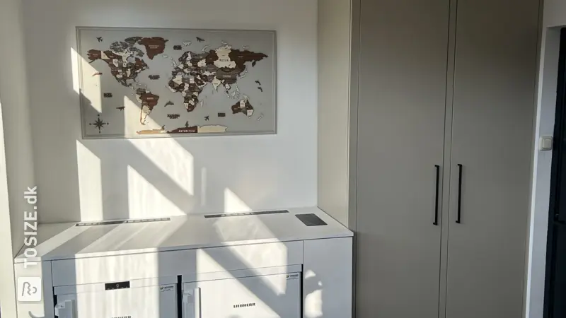 Smart built-in wardrobe for stylish storage, by Jens