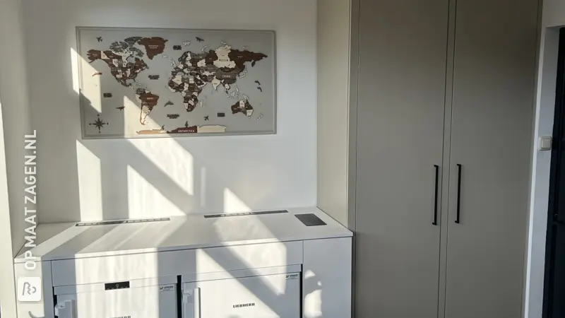 Smart built-in wardrobe for stylish storage, by Jens
