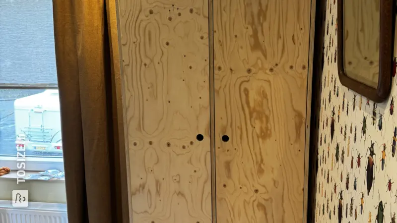 DIY Locker Style Wardrobe for the Bedroom, by Jan Willem