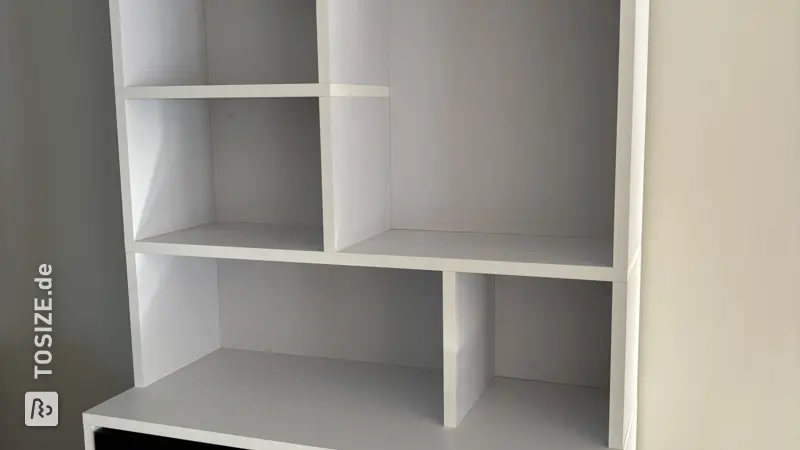 Stylish Shelving Unit with Wine Fridge for the Living Room, by Daan Michiel