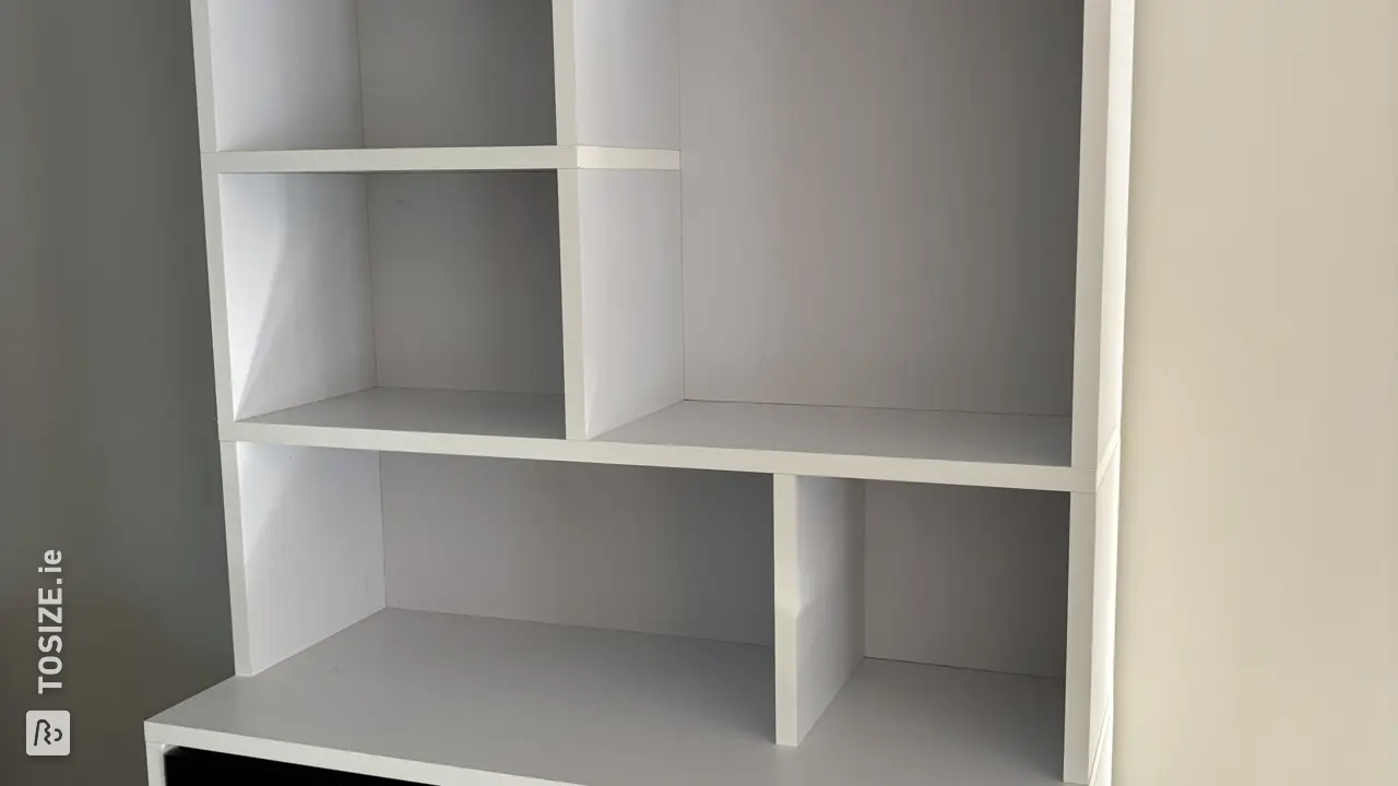 Stylish Shelving Unit with Wine Fridge for the Living Room, by Daan Michiel