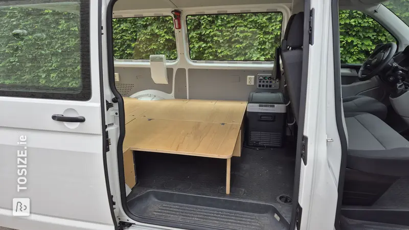 Camper Sliding Drawer Kitchen for VW Transporter, by Mike