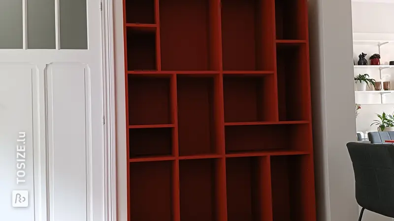 Magnificent bookcase for the living room, by Muriell