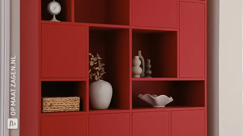 Magnificent bookcase for the living room, by Murielle