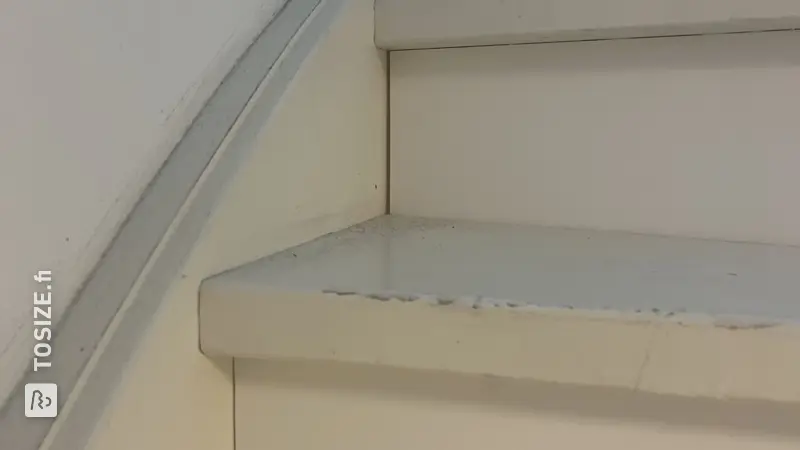 Closing an Open Staircase with Risers, by Brian