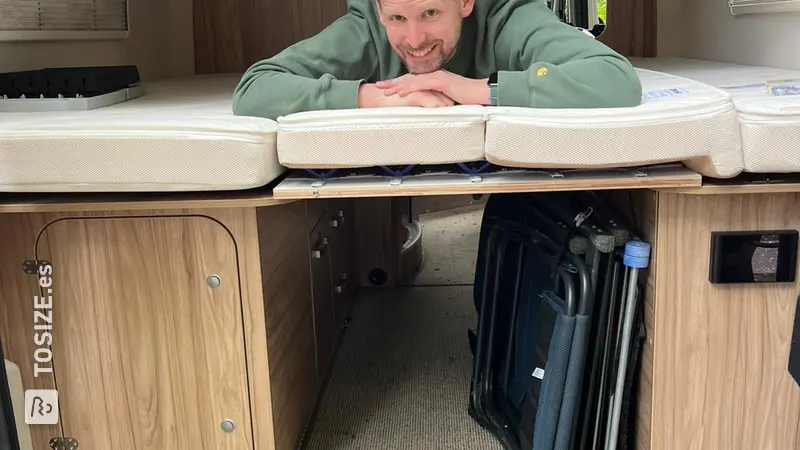 Make your camper bed wider, by Wendelien