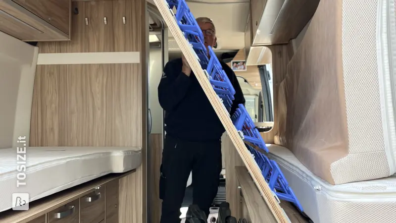 Make your camper bed wider, by Wendelien