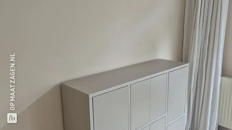 Elegant Gray Living Room Cabinet, by Jelte