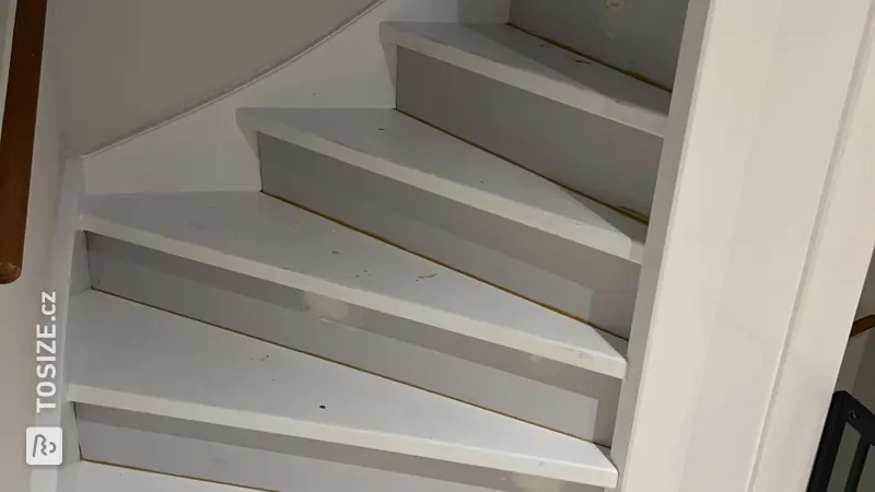 Stylish Open Staircase Closed with Risers, by faissal