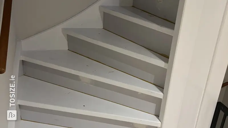 Stylish Open Staircase Closed with Risers, by faissal