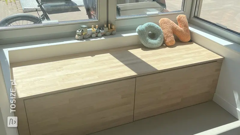 Smart Bay Window Bench and Toy Chest for the Living Room, by Sophie