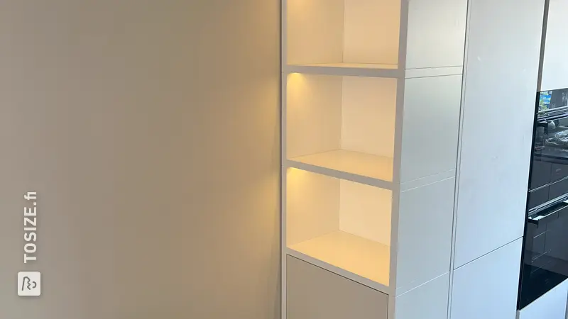 Stylish Kitchen Cabinet with Lighting, by Richard