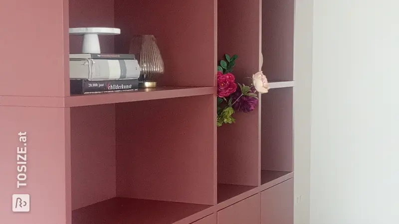 Stylish storage cabinet in Roasted Brown, by Ellen
