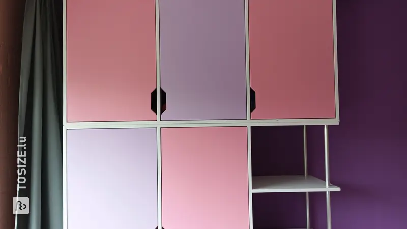 Custom made cupboard for children's room, by Simon