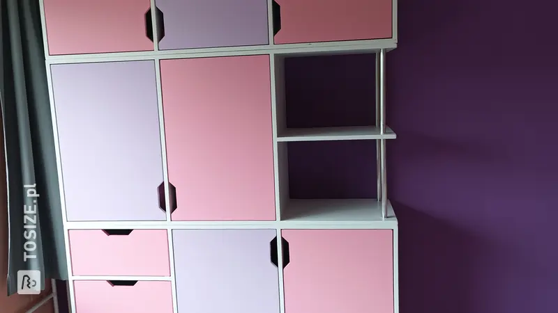 Custom made cupboard for children's room, by Simon