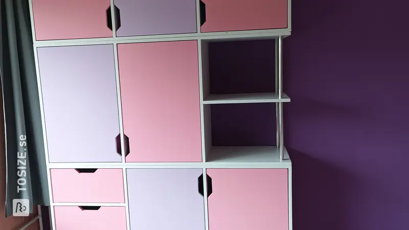 Custom made cupboard for children's room, by Simon