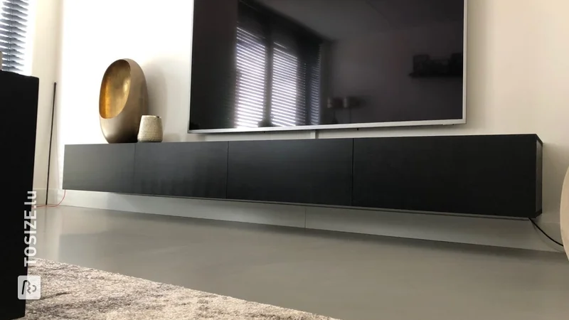 Stellen Sie Ihren eigenen TV-Schrank aus MDF schwarz V313 von Gerrit her