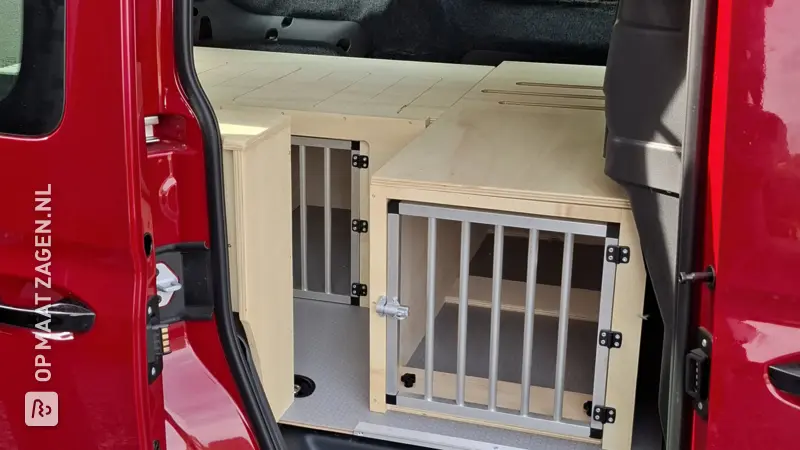 Conversion of a van into a comb bed with poplar, by Gregory