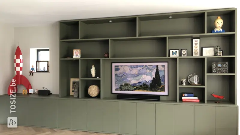Concevoir un meuble de rangement ludique avec Green Shadow, par Doreen